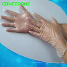 Medical First Aid PVC Vinyl Powdered Examination Gloves